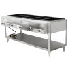120-volt 2400-watt five-well Servewell® stainless steel hot-food table