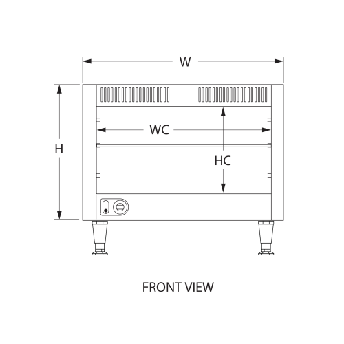Engineering front view