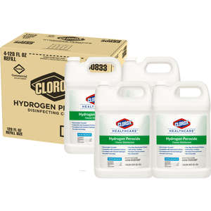 CLO30829, Clorox, Disinf Hydrogen Peroxide Unscented 4Cs