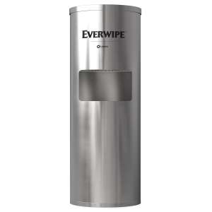 Tork, Everwipe® Wet Wipe Stand Stainless Steel, with Built-In Trash Bin