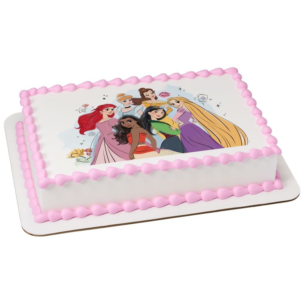 Image Cake Disney Princess Together