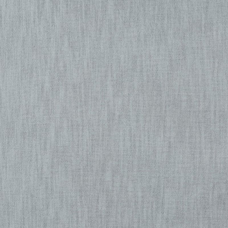 Gray woven fabric occupying entire frame, fine crosshatch texture and subtle vertical striations; lying flat and unstretched, evenly lit with soft diffuse light, no surrounding context or identifiable objects.
