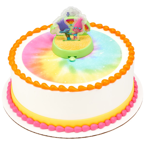 DreamWorks Trolls Happy PhotoCake® Edible Image® DecoSet® Background