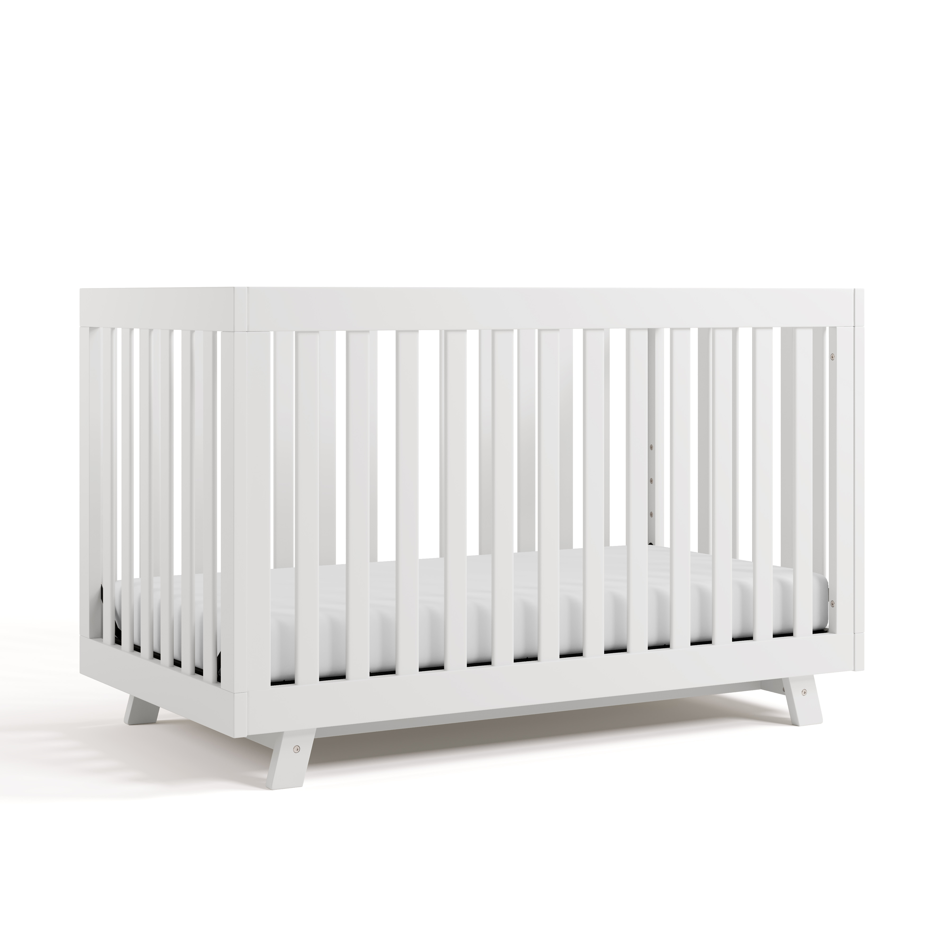 Storkcraft Beckett 3-in-1 Convertible Crib in White