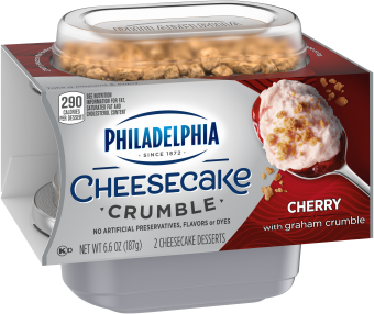 Philadelphia Crumbles Cherry, 6.6 Oz