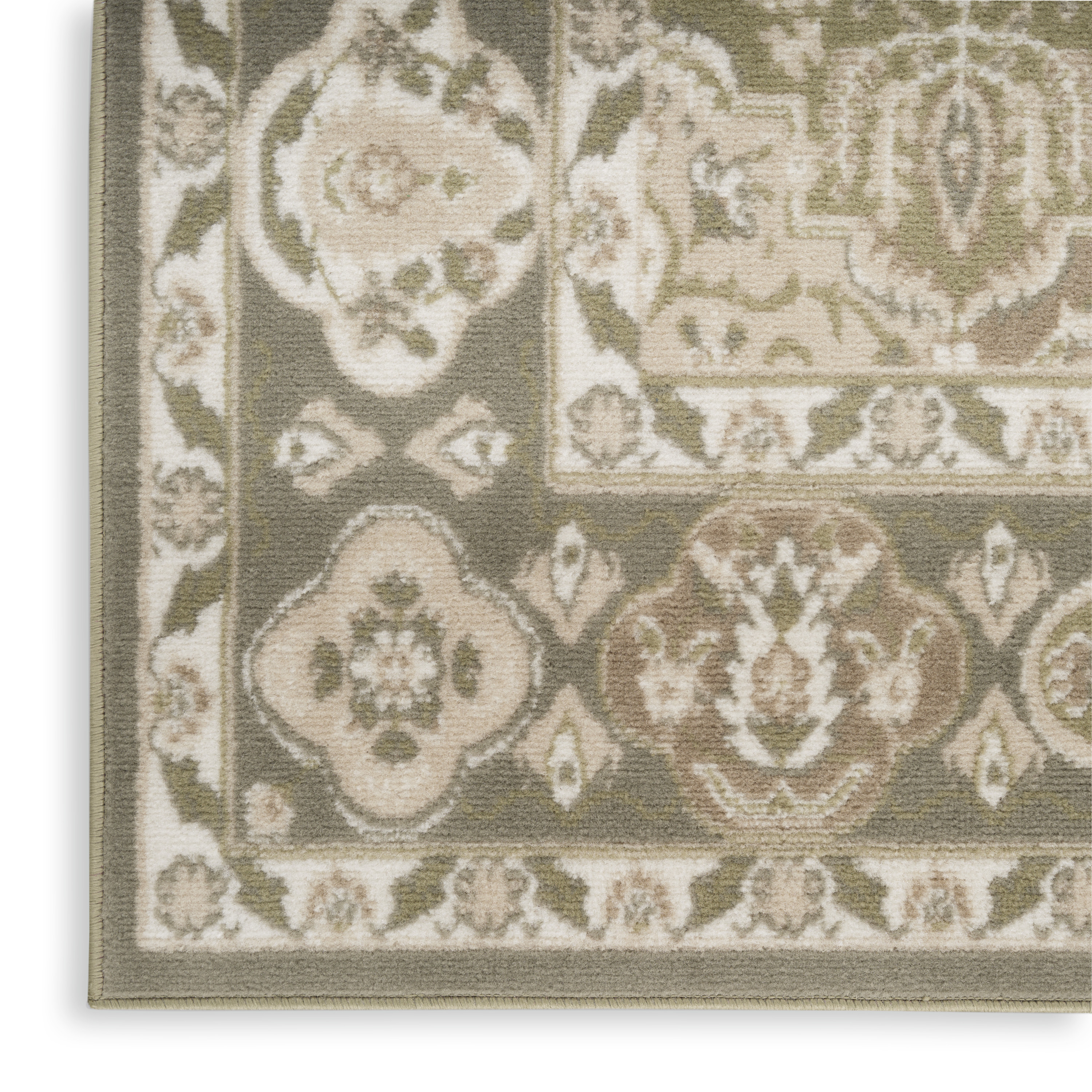 Nourison Grafix 3'9" x 5'9" Green Vintage Indoor Rug