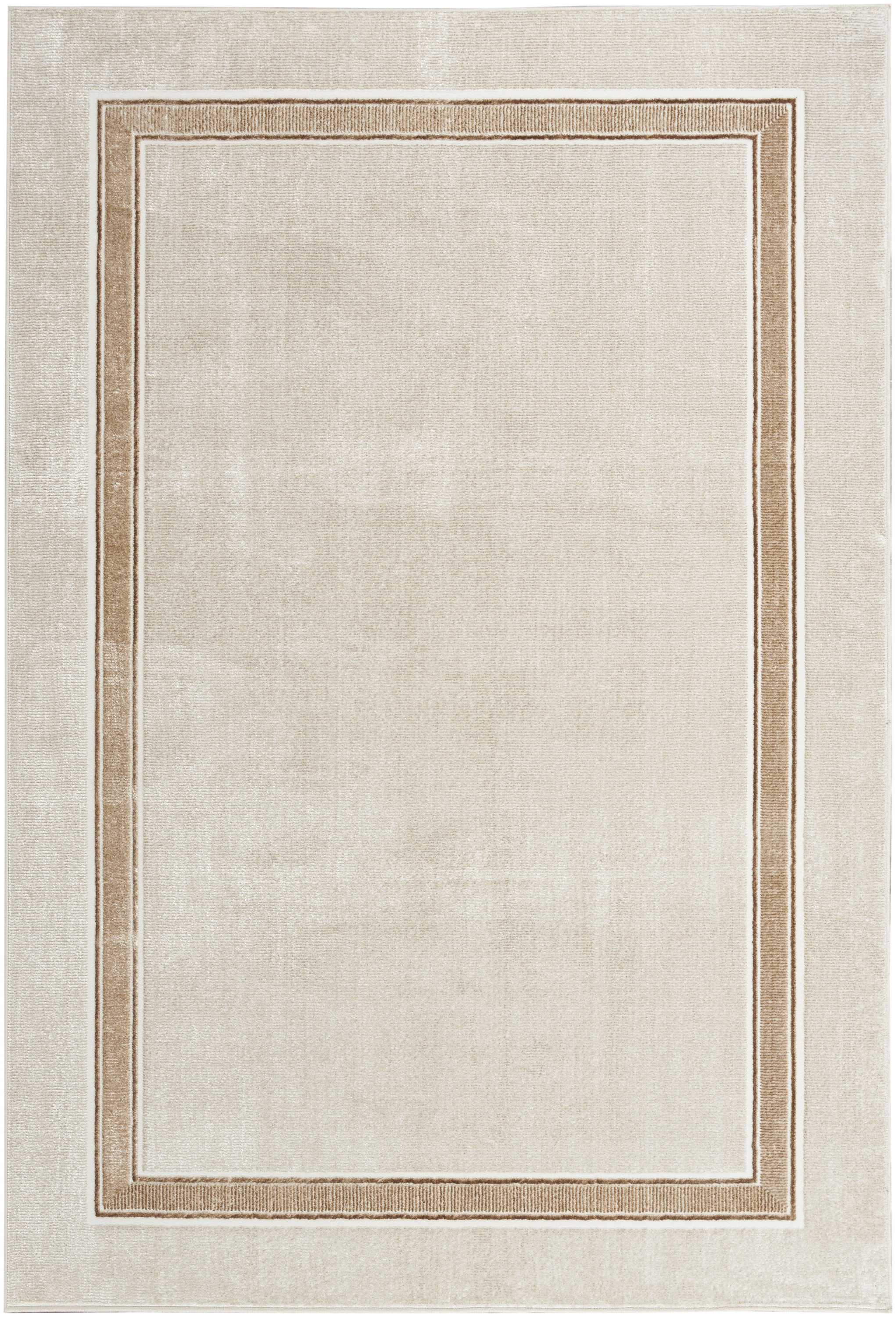 Nourison Glitz 3'11" x 5'11" Ivory Cream Contemporary Indoor Rug