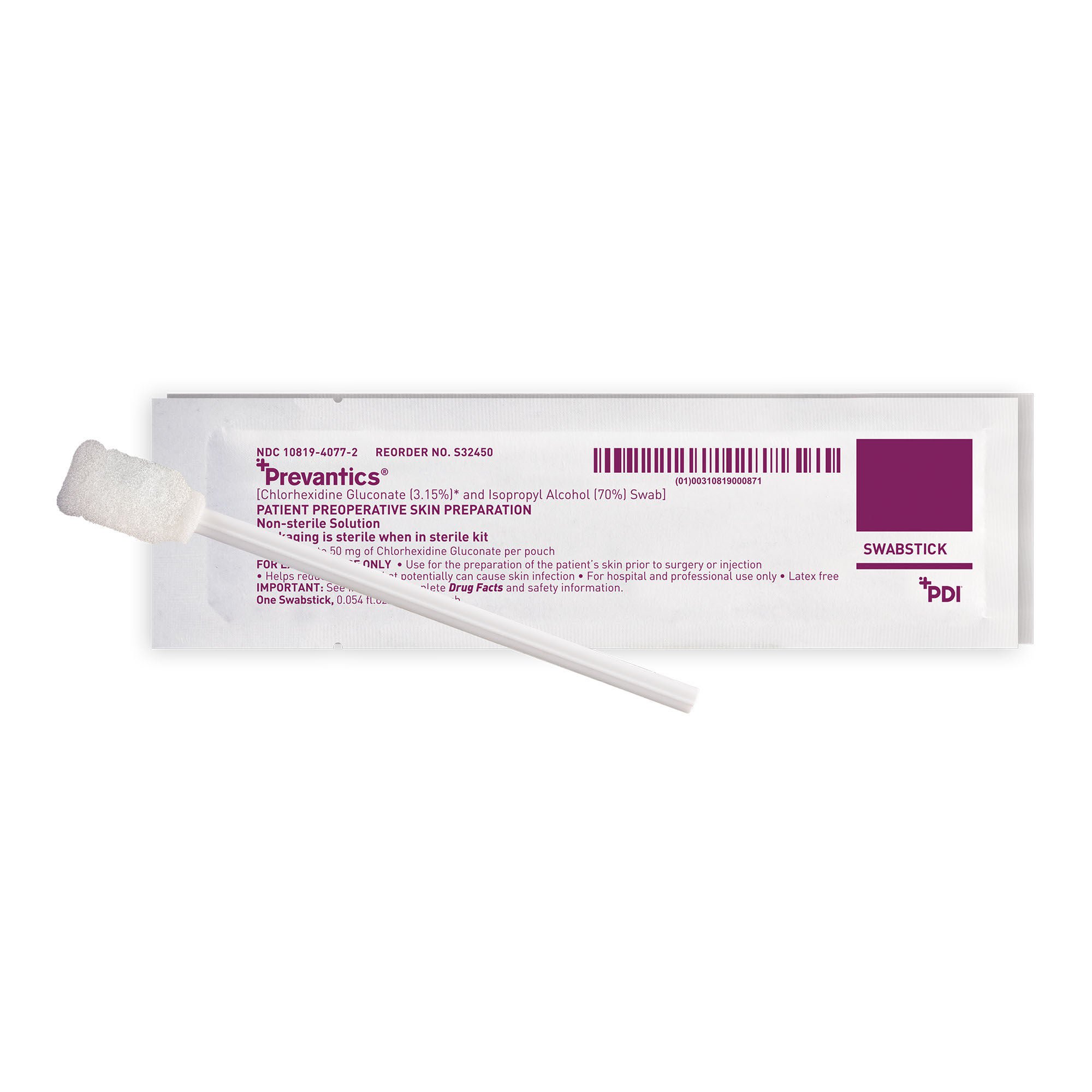 Prevantics® Swabsticks For Kits