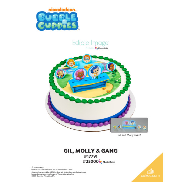 Bubble Guppies™ Gil, Molly and Gang DecoSet® The Magic of Cakes® Page