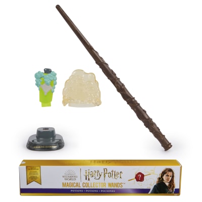 Wizarding World Harry Potter, Magical Collector Mystery Wand with Display Stand & Icon, Potions Series (Styles Will Vary)