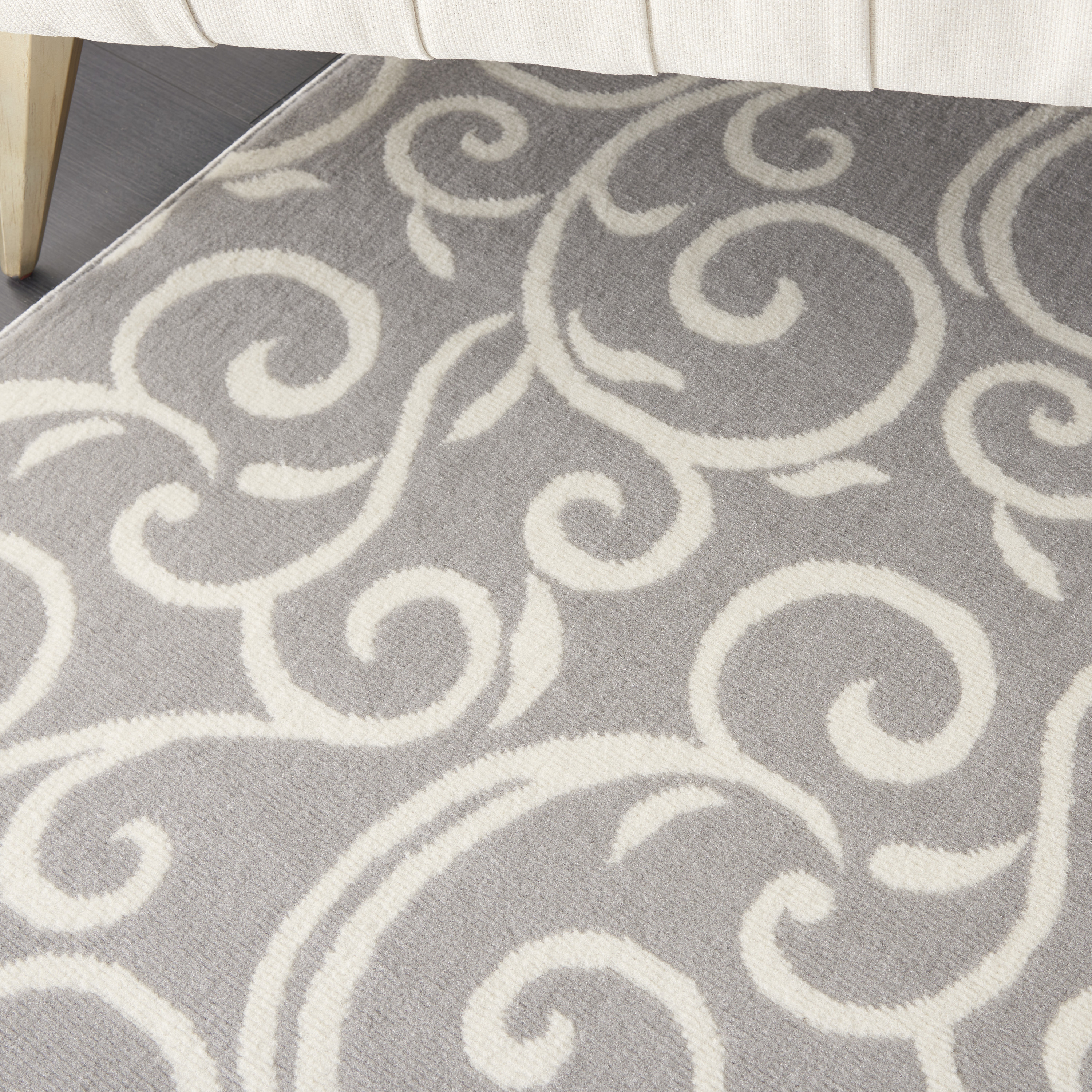 Nourison Grafix 7' x 10' Grey Contemporary Indoor Rug
