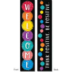Pom-Poms Welcome Banner (2-sided)