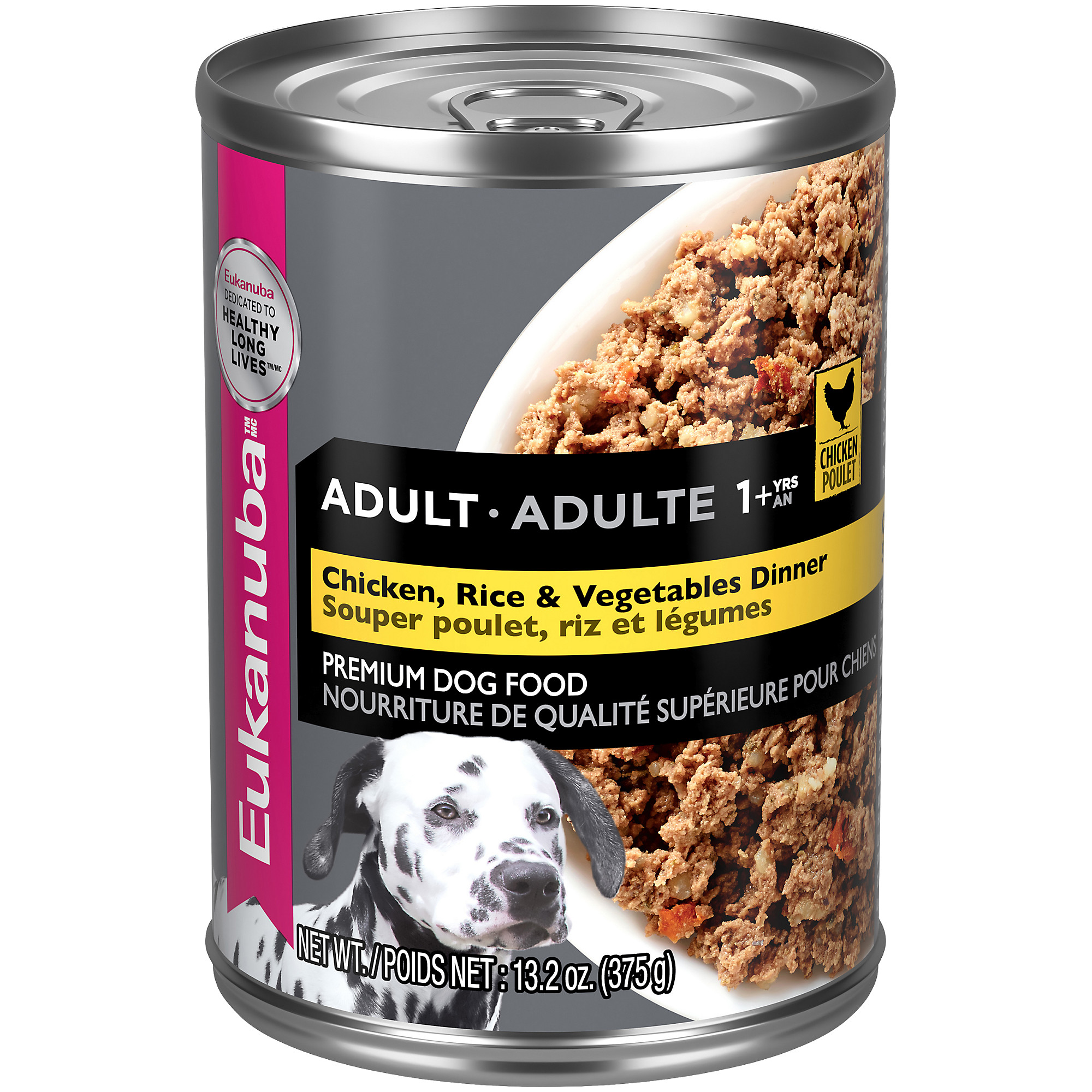 Adult Chicken, Rice & Vegetable Dinner Canned Dog Food