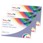 Pentel&reg; Oil Pastels, 50 Per Pack, 3 Packs PENPHN50-3