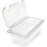Carlisle, StorPlus, Polycarbonate Food Pan 1/3 Size, 4" Deep, Clear