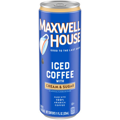 Maxwell House Cream & Sugar Iced Coffee, 11 oz Can