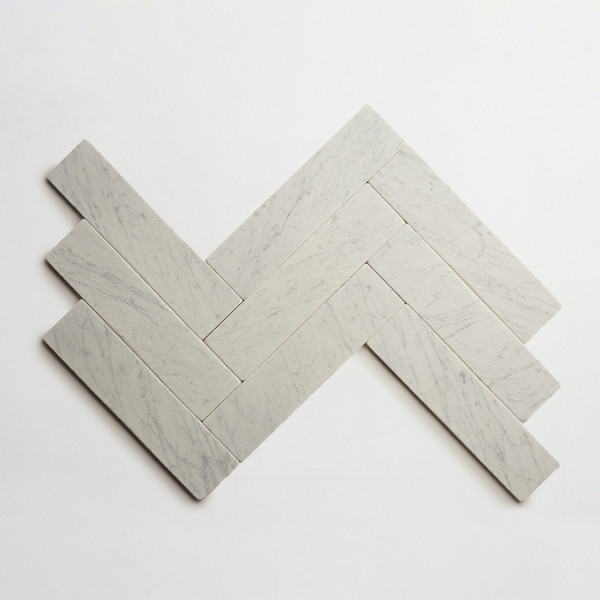 clé lapidary: pantry pavers | blade | tumbled | carrara 