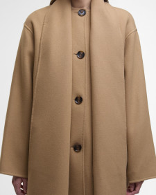 Clementine Wool Scarf Coat 