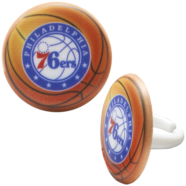 NBA Team Basketball Cupcake Rings