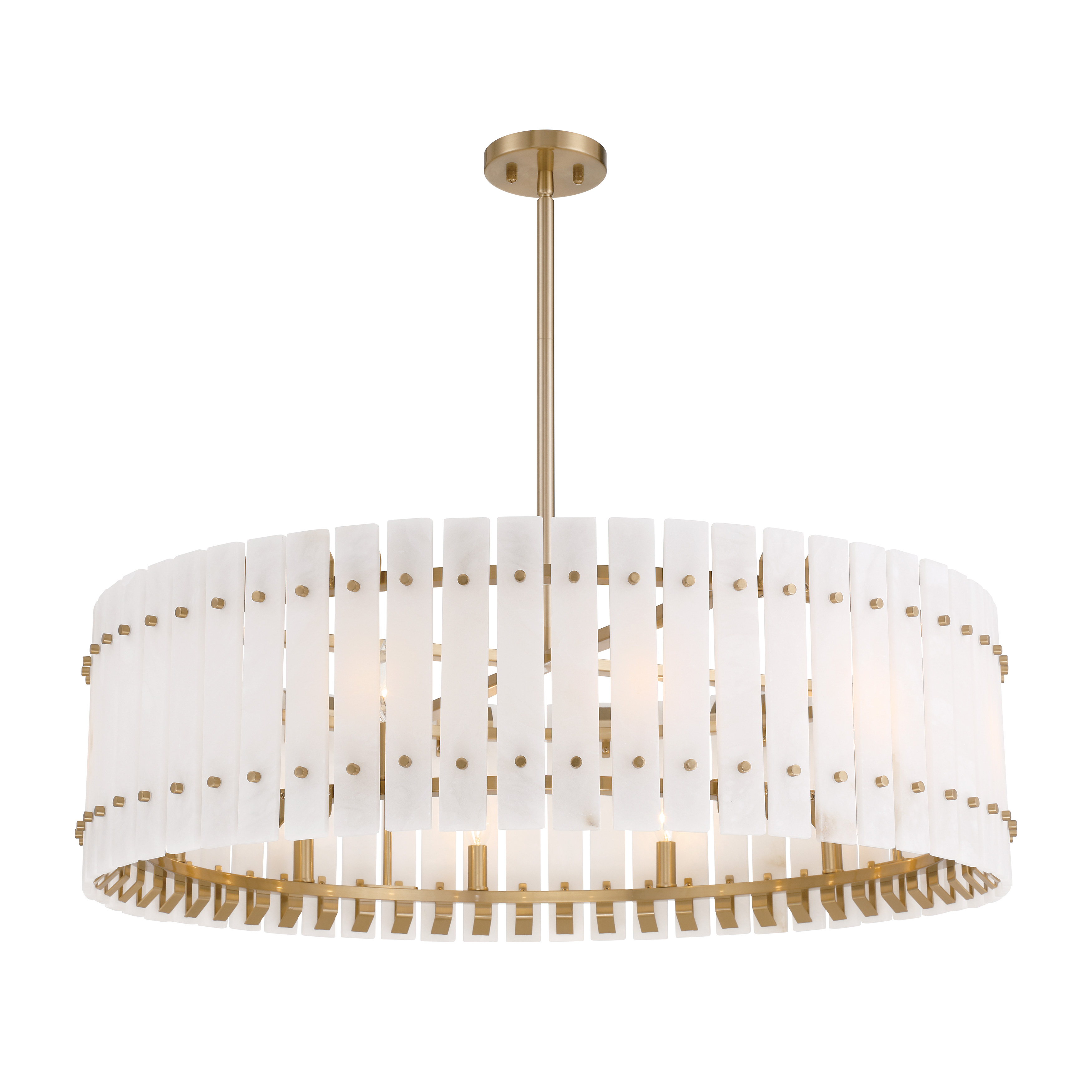 Bardon 12-Light Pendant in Celeste Brass - Image 3