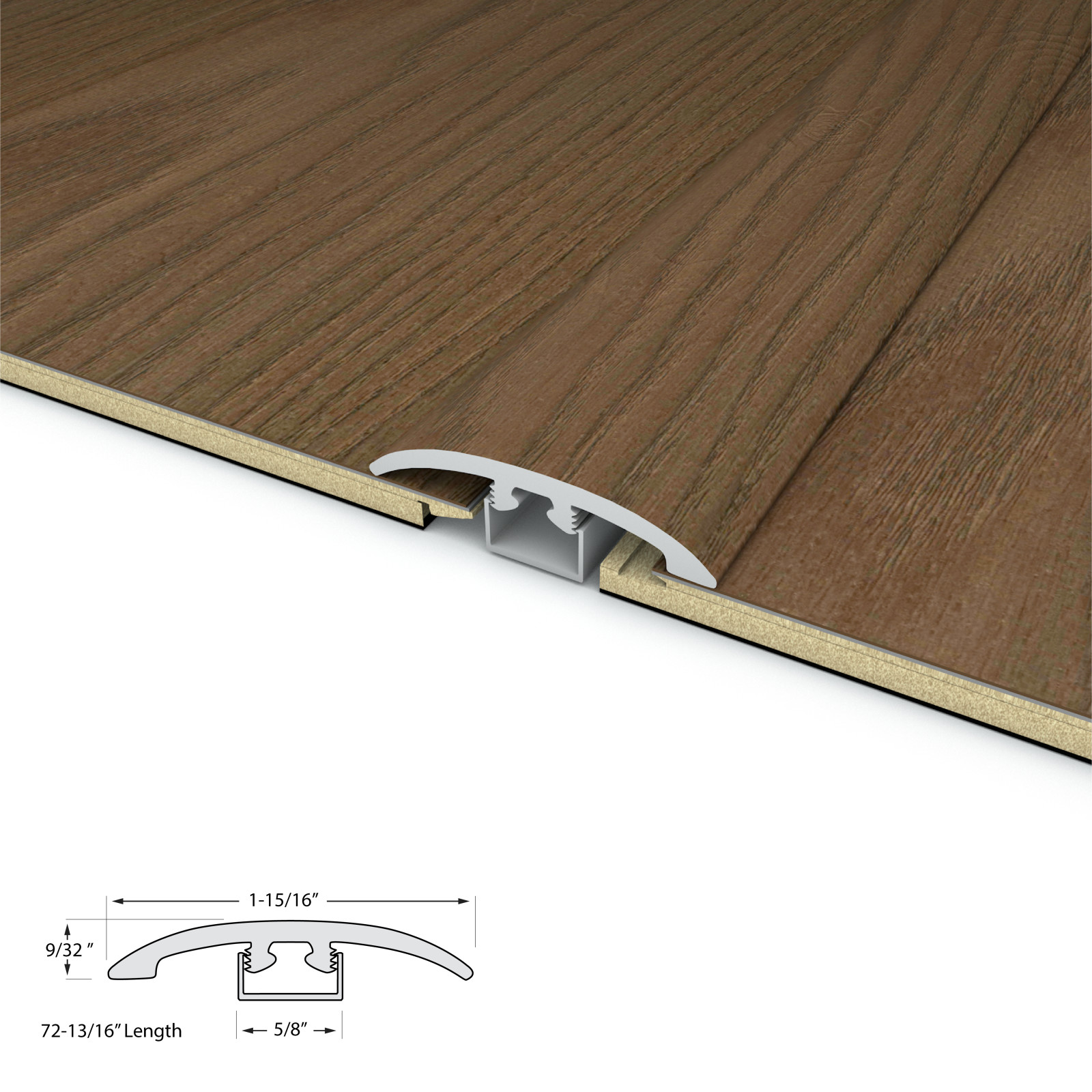 Bridge Beam Multi-Purpose Trim (Reducer and T-mold) 6.5mm view 4