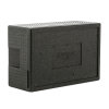 Full Size EPP insulated carrier with lid for 6" deep food pans, black, 1-Series