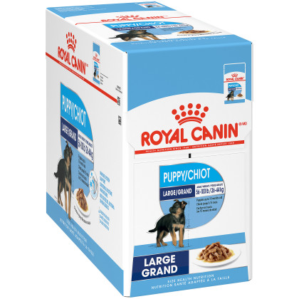 Royal Canin Size Health Nutrition Large Puppy Pouch Dog Food