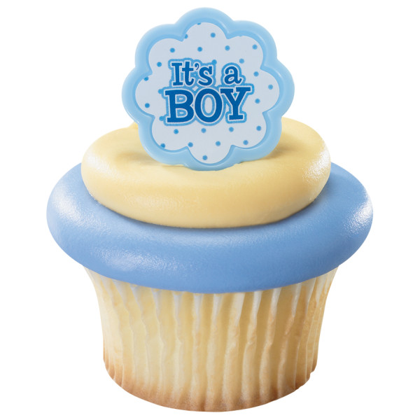 It S A Boy Cupcake Rings DecoPac