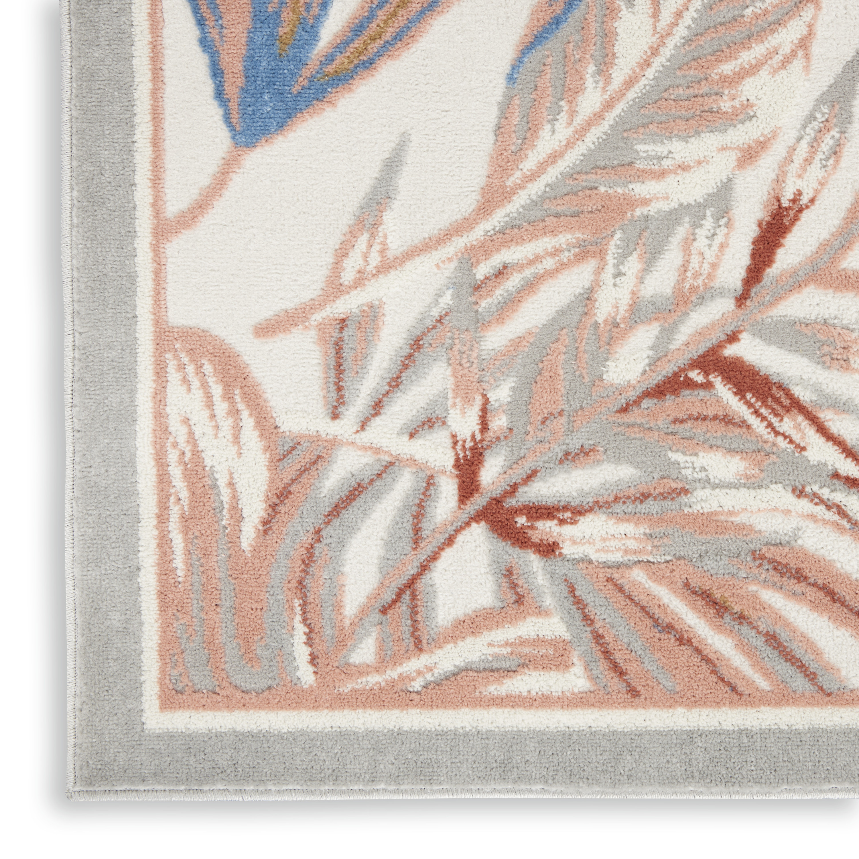 Nourison Seaside 7'10" x 9'10" Multicolor Tropical Indoor Rug