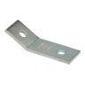 Strut Fitting, Two Hole Open Angle, Steel, 1-5/8 x 2-1/16 x 3-5/16 in, 9/16 in. Dia., 2-1/16 in D, 3-5/16 in. H