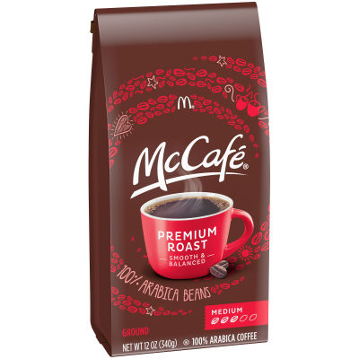 McCafe' Premium Roast Ground Coffee, 12 oz Bag