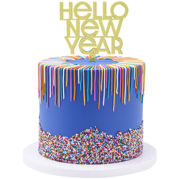 Hello New Year Vertical Layon