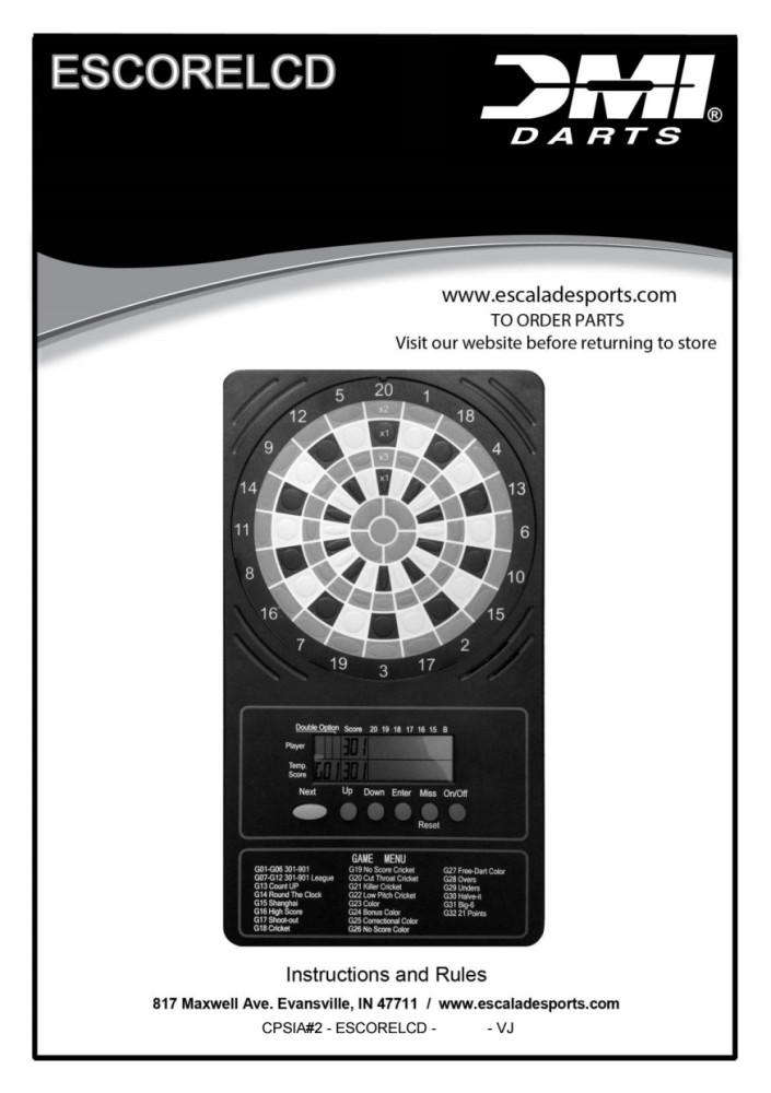 arachnid touchpad scorer