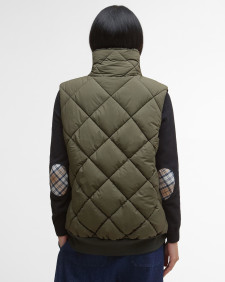 Weste Becky Olive/Ancient Tartan