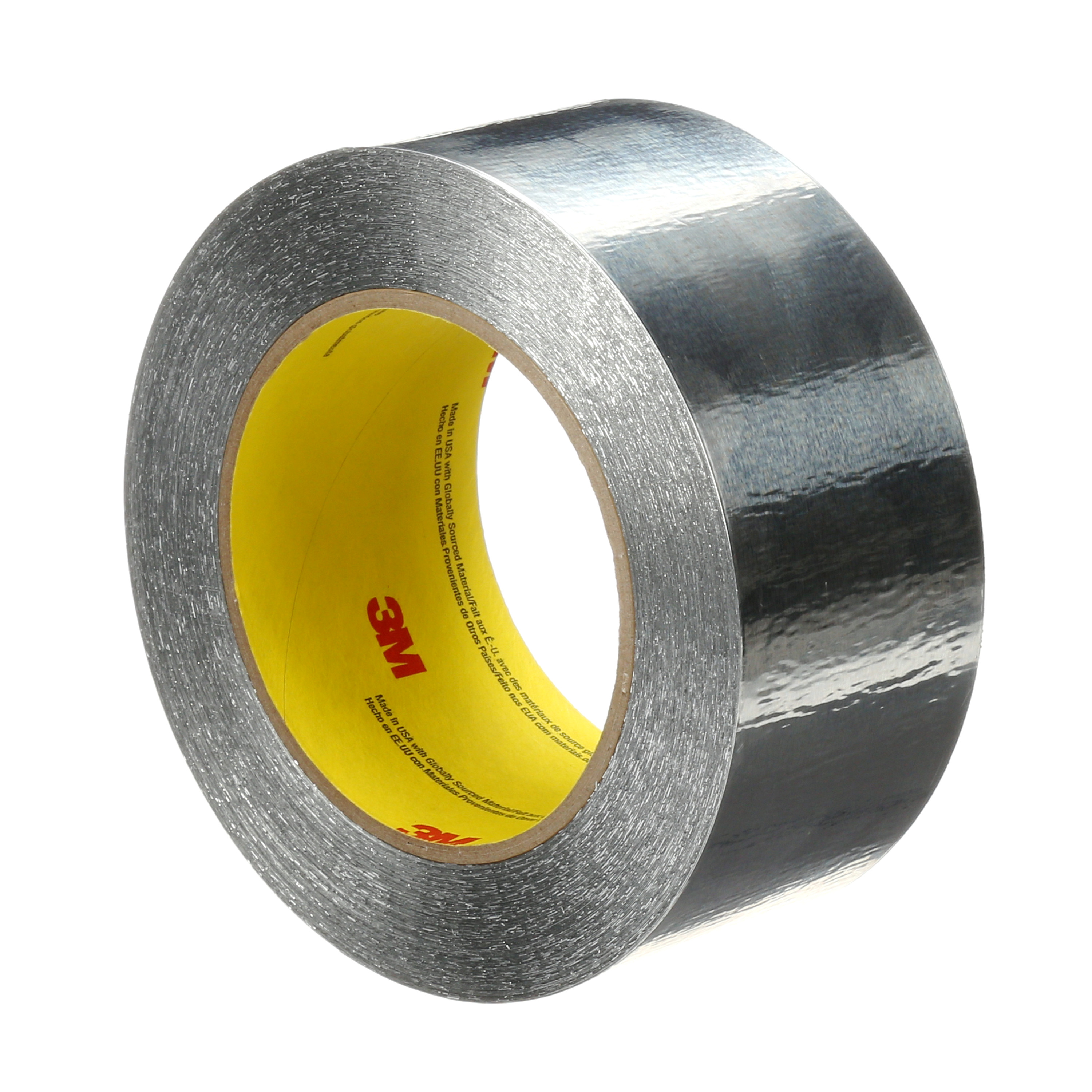 3M™ Aluminum Foil Tape 425, Silver, 2 1/2 in x 60 yd, 4.6 mil, 12 rolls
per case