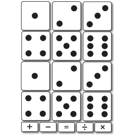 Foam Math Manipulatives, Dice