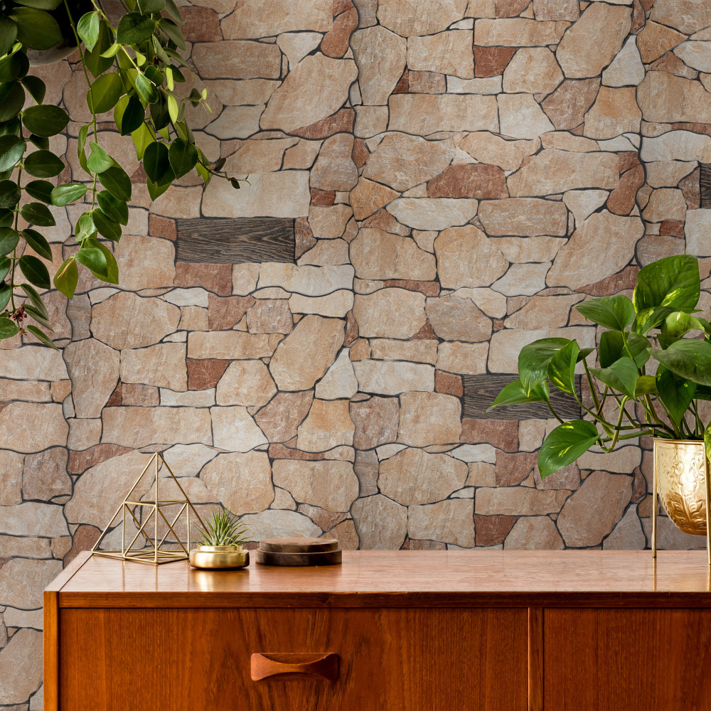 Masia Andorra Ocre 10-3/8 in. x 18-3/4 in. Ceramic Wall Tile