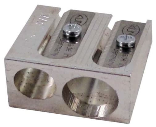 Drawing Pencil Sharpener, Metal, 2-hole