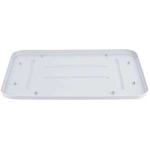 Rubbermaid Commercial, Polyethylene Bus Tub Lid, 22" x 17", Gray