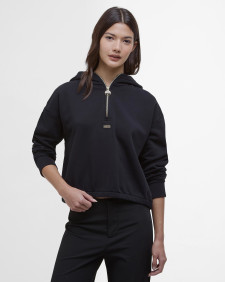 Felpa con cappuccio e zip corta Priya 