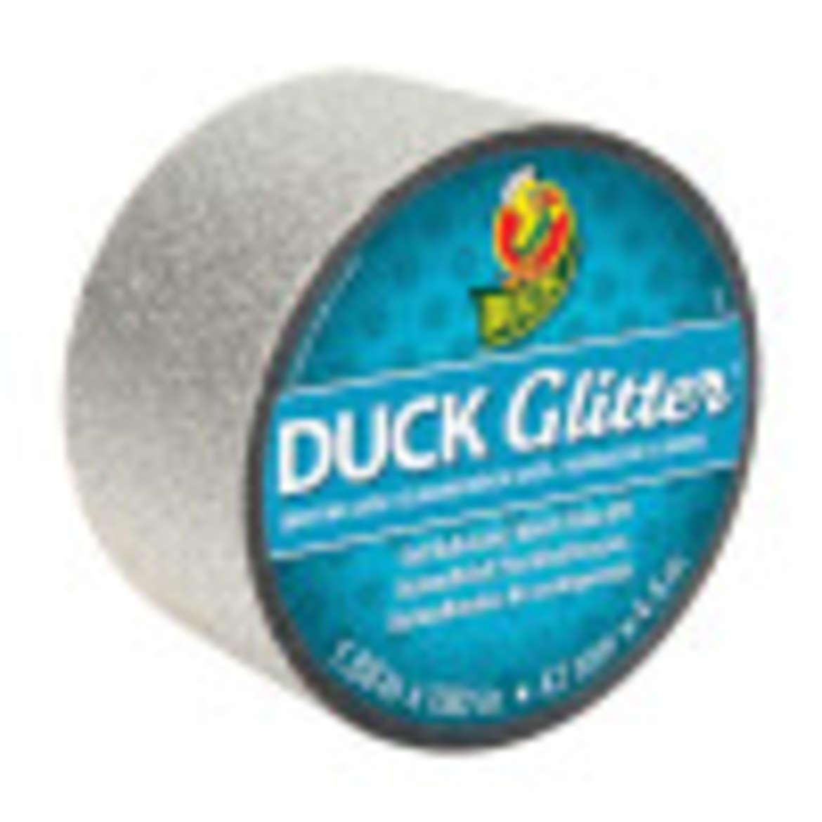 Duck Glitter® Crafting Tape - Silver, 1.88 in. x 5 yd. Image