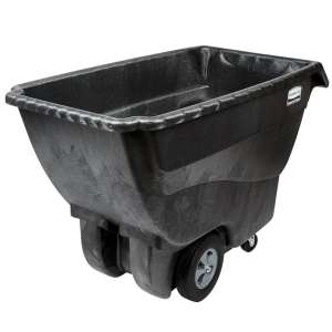 Rubbermaid Commercial, Standard Duty, Tilt Truck, 20.25 cu ft, Black