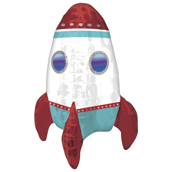 Standing Rocket Ship Anagram® Tabletop Decoration