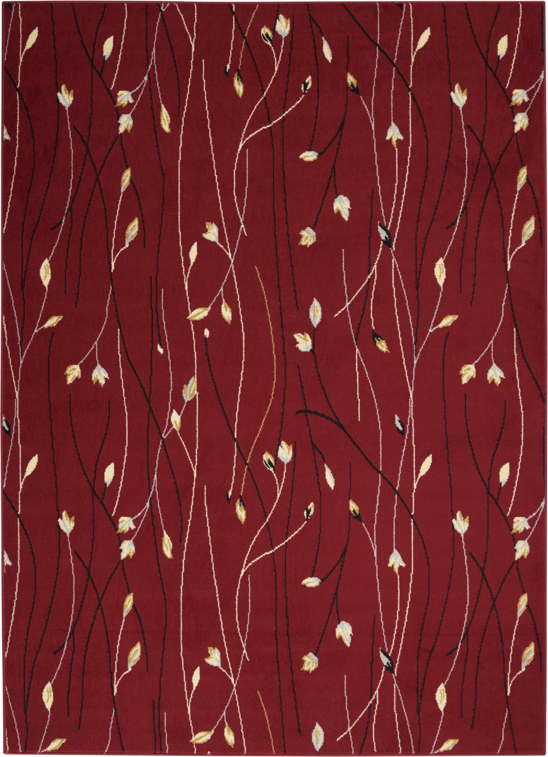 Nourison Grafix 6' x 9' Red Contemporary Indoor Rug