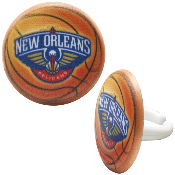 NBA Team Basketball Cupcake Rings