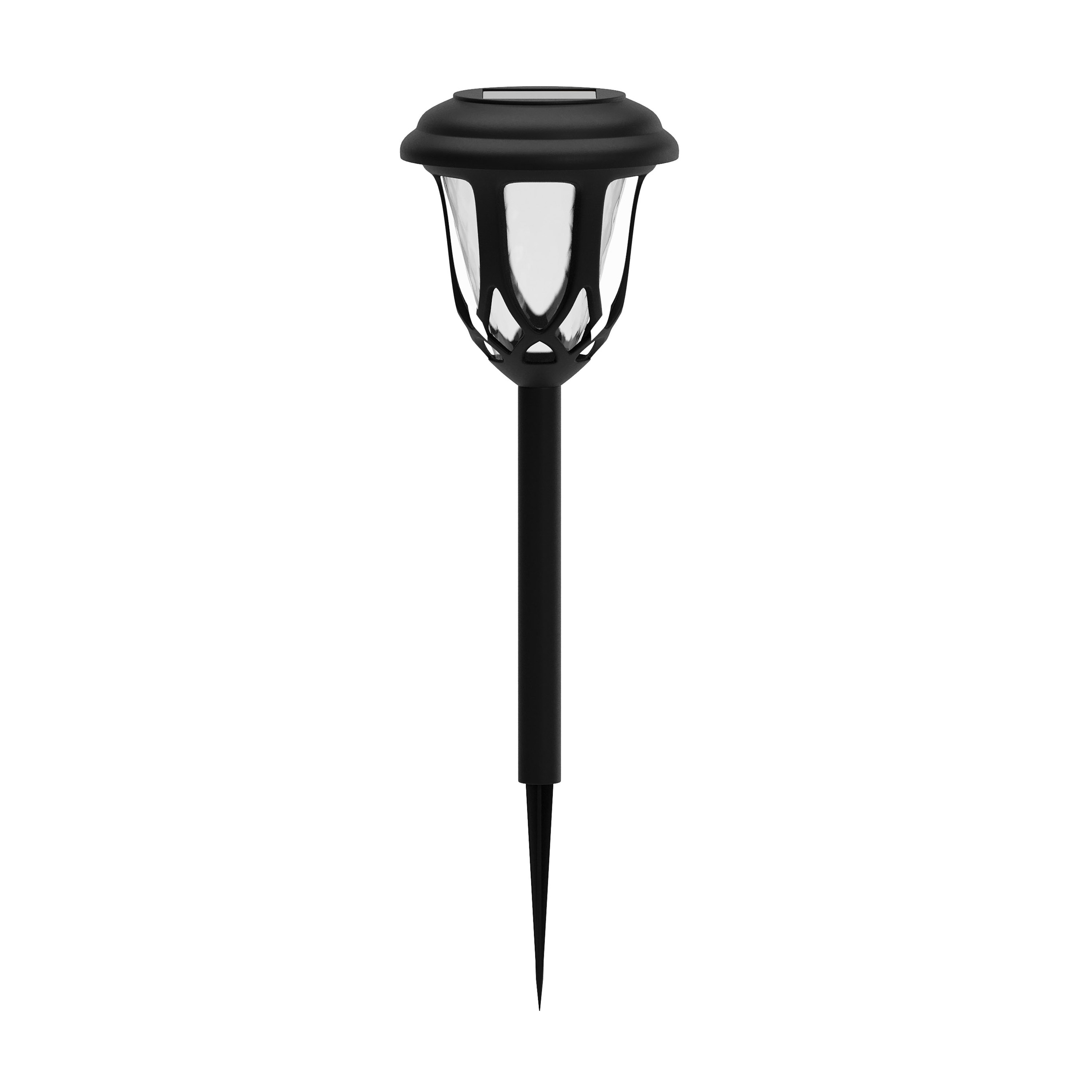 Carney Set of 8 Black Flared Solar LED Lights, Decorative Solar Powered Lands... - Picture 16 of 20