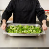 Full-size 2 ½-inch-deep Miramar® stainless steel decorative pan