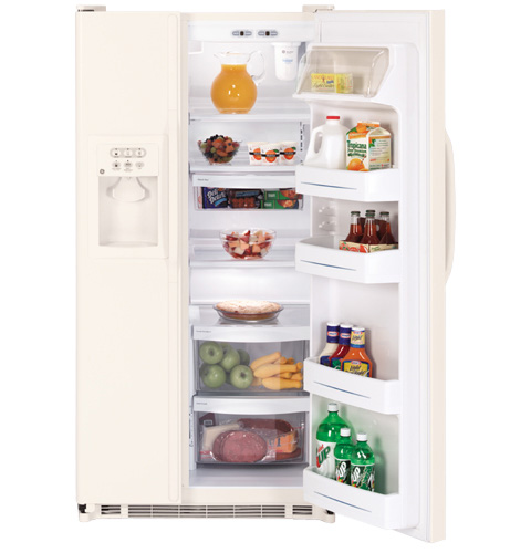 GE® 25.0 Cu. Ft. Capacity Side-By-Side Refrigerator with Dispenser