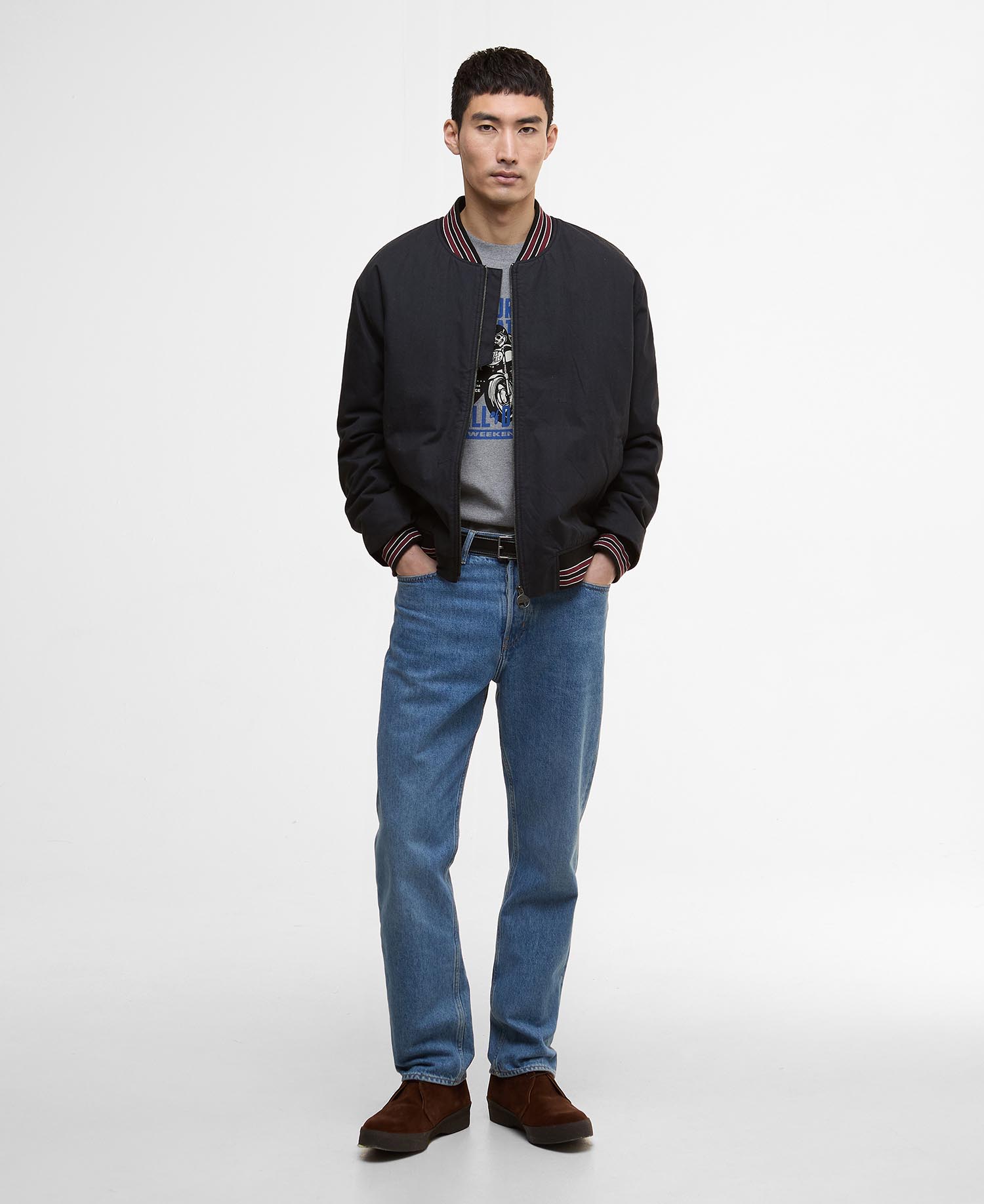 Dobson Casual Varsity Jacket image number 1
