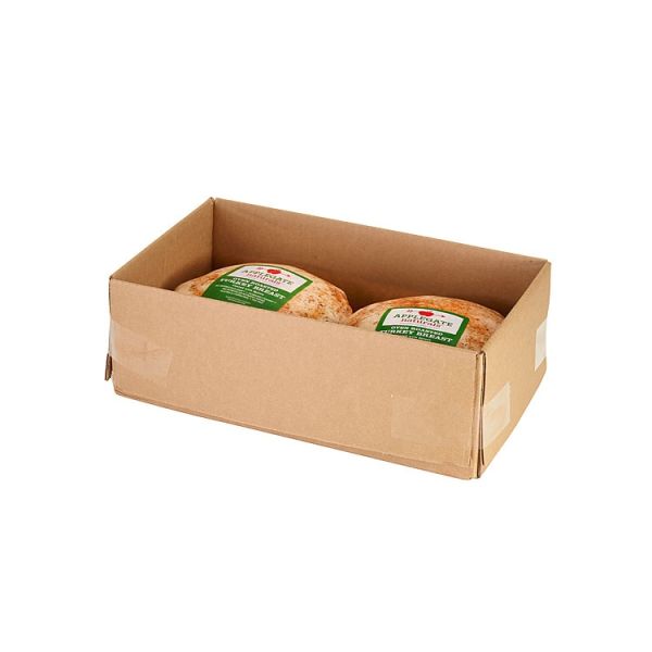 APPLEGATE NATURALS(r) Roasted Turkey Breast, 2/4.5 lb avg. . C1RM - Front Right Open Case (Hi Res)